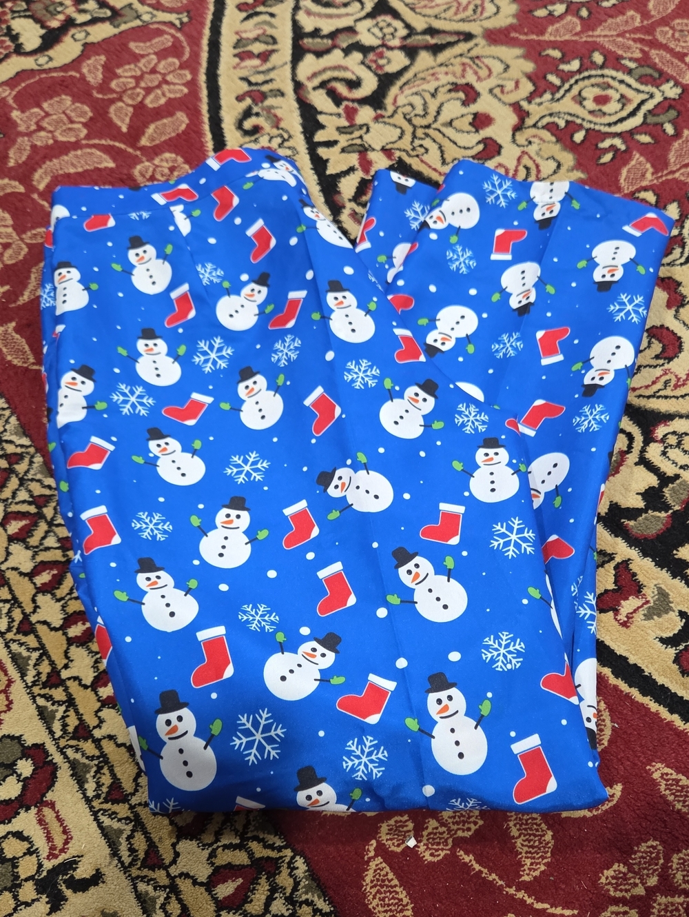 Snowman Christmas Pants